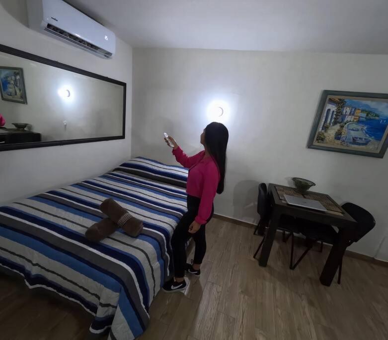 Appartement Departamento Privado7, 2 Camas Matri, Parking, Cocina Equipada, Wifi 65 Mb, 2 Climas,Centrico,Tv Smart à Ciudad Valles Extérieur photo
